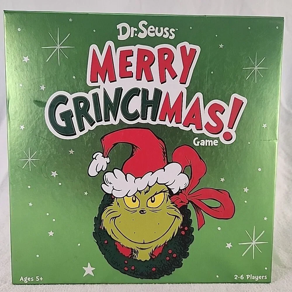 Board Game Dr. Seuss Merry Grinchmas Age 5+ 2-6 Play Funko 2021 Collect Presents